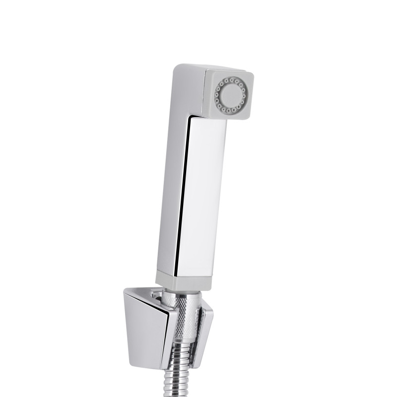 Qtap Змішувач для раковини Gemini (з гігієнічним душем) QTGEM272CRW45691 Chrome/White