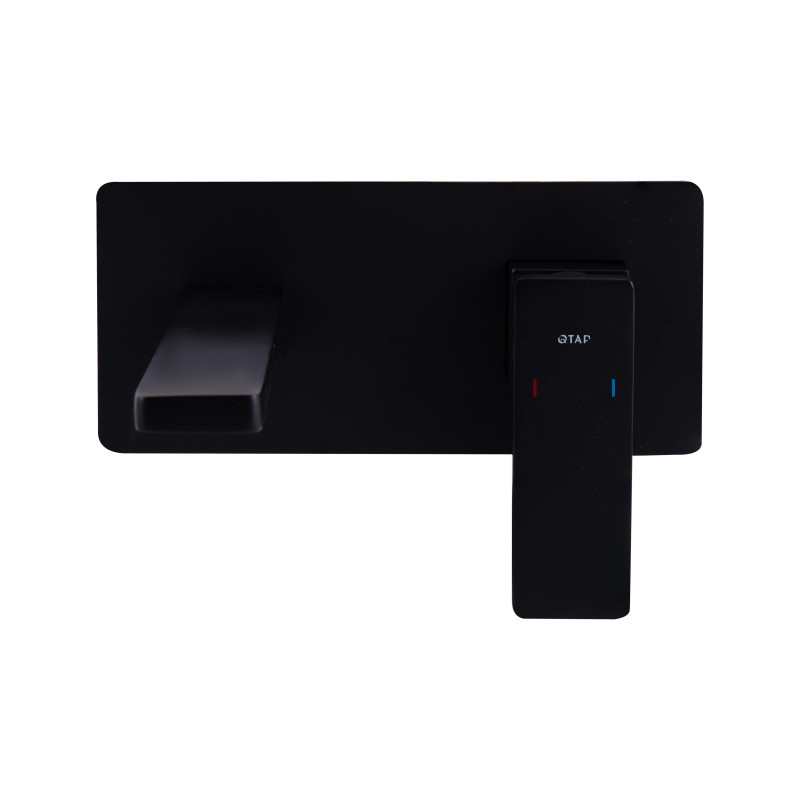 Qtap Змішувач для раковини Gemini прихованого монтажу QTGEM273BLM45694 Black Matt