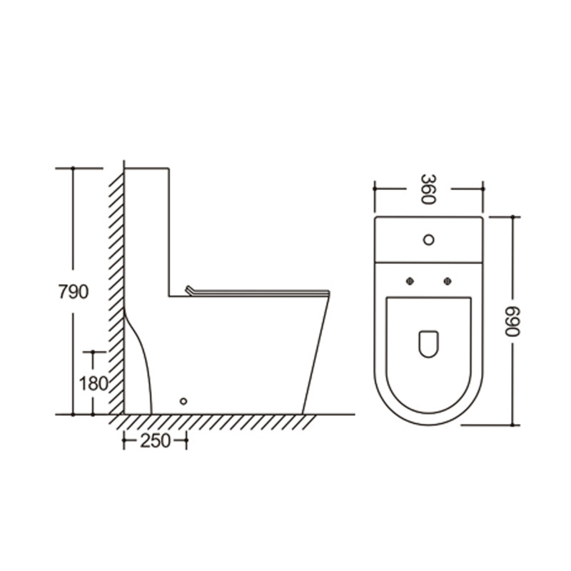 Qtap Унітаз-моноблок підлоговий Kolibri Ultra Quiet безобідковий з сидінням Soft-close WHITE QT10226380W
