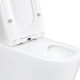 Qtap Унітаз-моноблок підлоговий Kolibri Ultra Quiet безобідковий з сидінням Soft-close WHITE QT10226380W