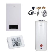 Thermo Alliance Комплексне рішення для котельні: електричний котел 6 кВт + комплект підключення бойлера + комбінований підлоговий водонагрівач 100 л (TA149DCN647208)