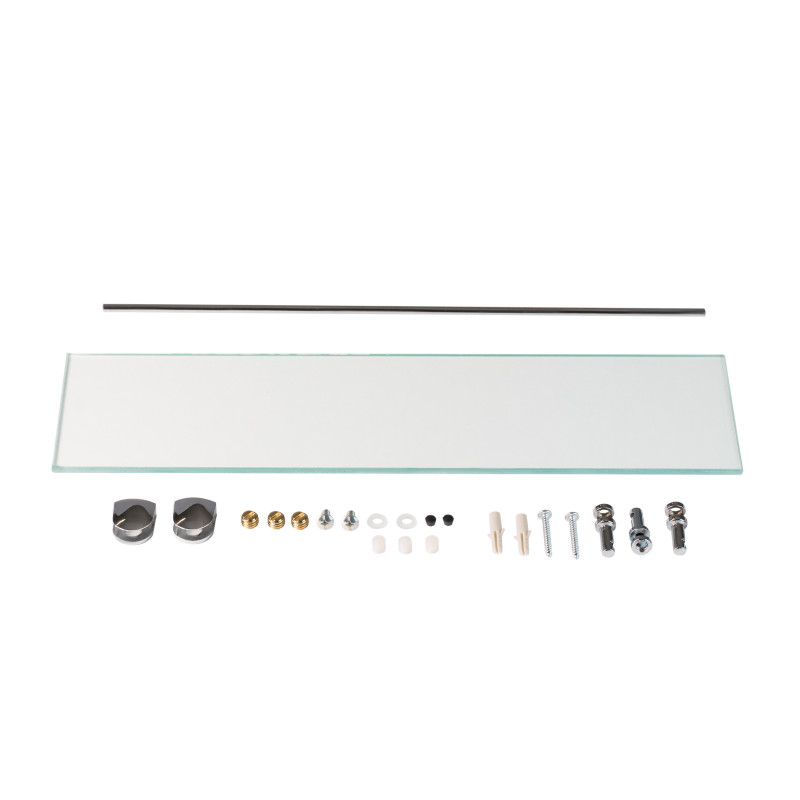 Lidz Дзеркало Anny 140.07.02 (1) 600х850х106 настінне з поличкою прямокутне з дугоподібним верхом та фігурними боками LD78AN6085