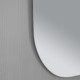 Lidz Дзеркало Nicole 700х900 настінне прямокутне зі завкругленими кутами LD78NI7090