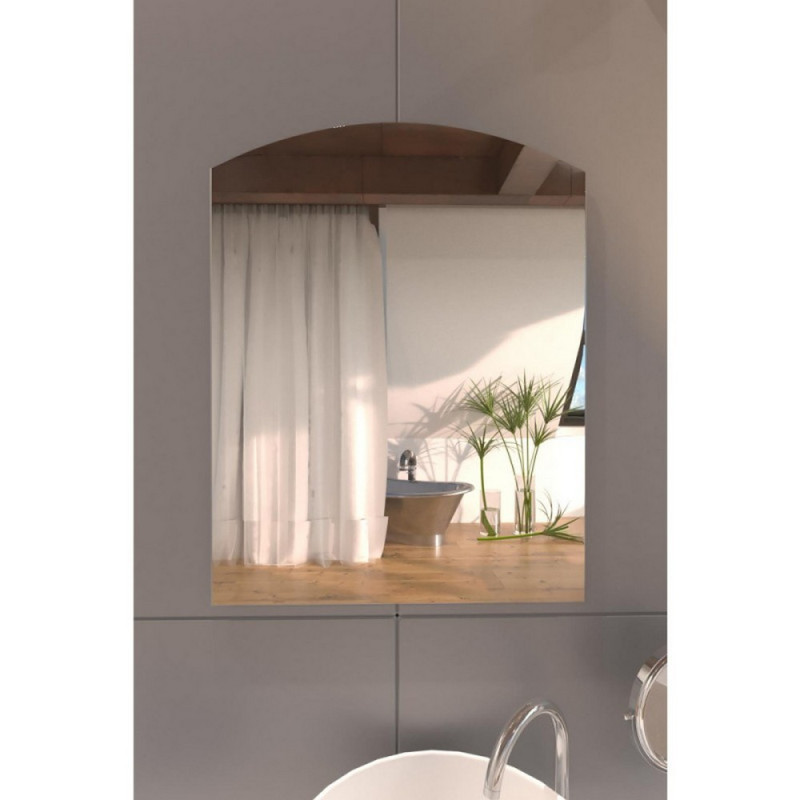 Lidz Дзеркало Wieza 140.07.01 455х590 настінне прямокутне з дугоподібним верхом LD78WI4559