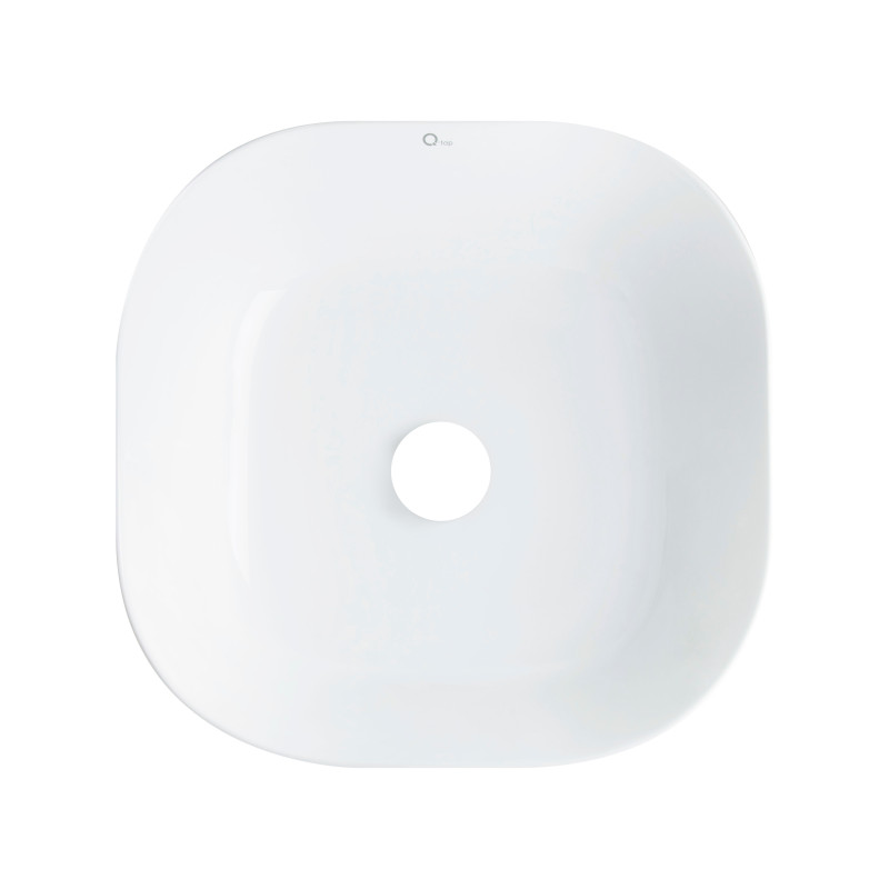 Qtap Раковина-чаша Kolibri 430х430х150 White QT1011K396WN