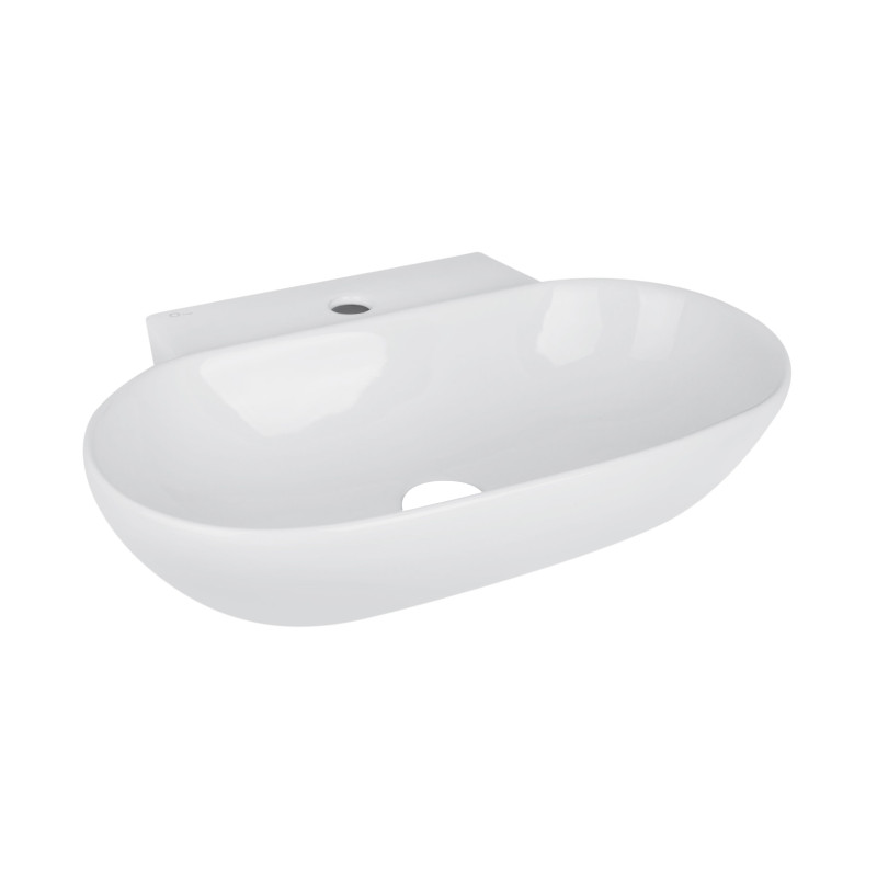Qtap Раковина Cardinal 565х400х130 White QT0411K177WN