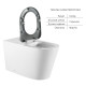 Qtap Унітаз підлоговий Freedom інклюзивний безбачковий Rimless безобідковий з сидінням Soft-close WHITE QT22223368W