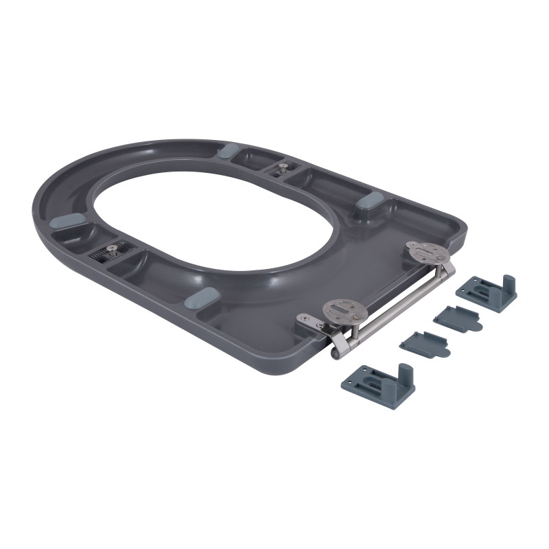 Qtap Унітаз підлоговий Freedom інклюзивний Rimless безобідковий з сидінням Soft-close WHITE QT22226098W