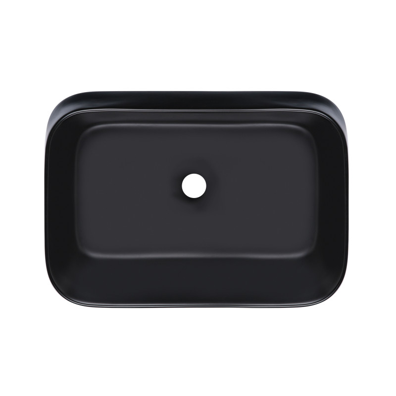 Qtap Раковина-чаша Scorpio 550х390х120 Matt black QT14112243MBN