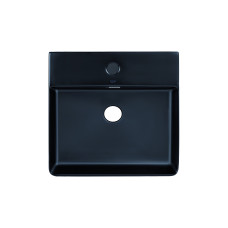 Qtap Раковина Nando LT 500х420х130 Matt black QT12112173SMBMBN