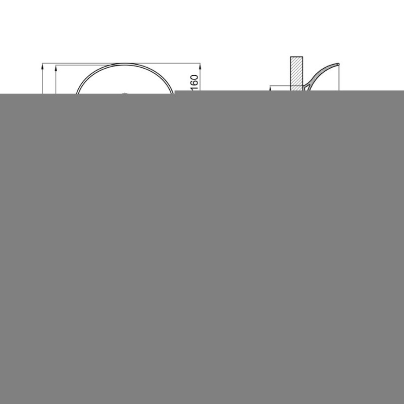 Qtap Комплект Dove: Раковина накладна овальна 410x335x145 мм Matt Black + Донний клапан PU03