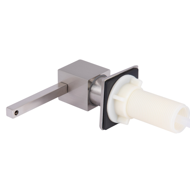 Lidz Дозатор для миючого засобу LK117 квадратний Brushed Steel (LDLK117BRU46399)