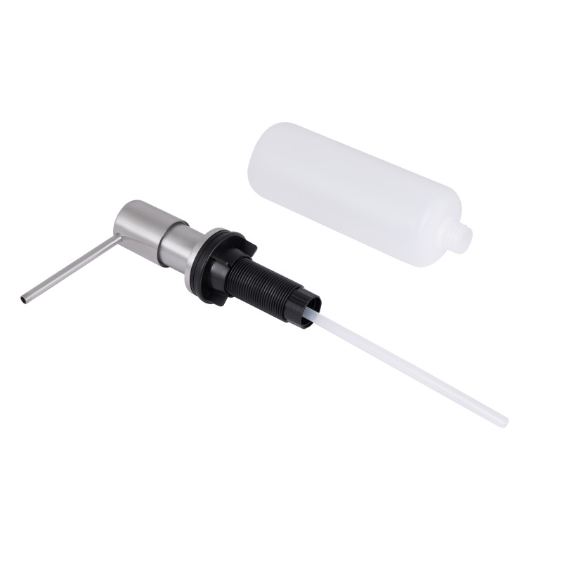 Lidz Дозатор для миючого засобу LK118 круглий Brushed Steel (LDLK118BRU46400)