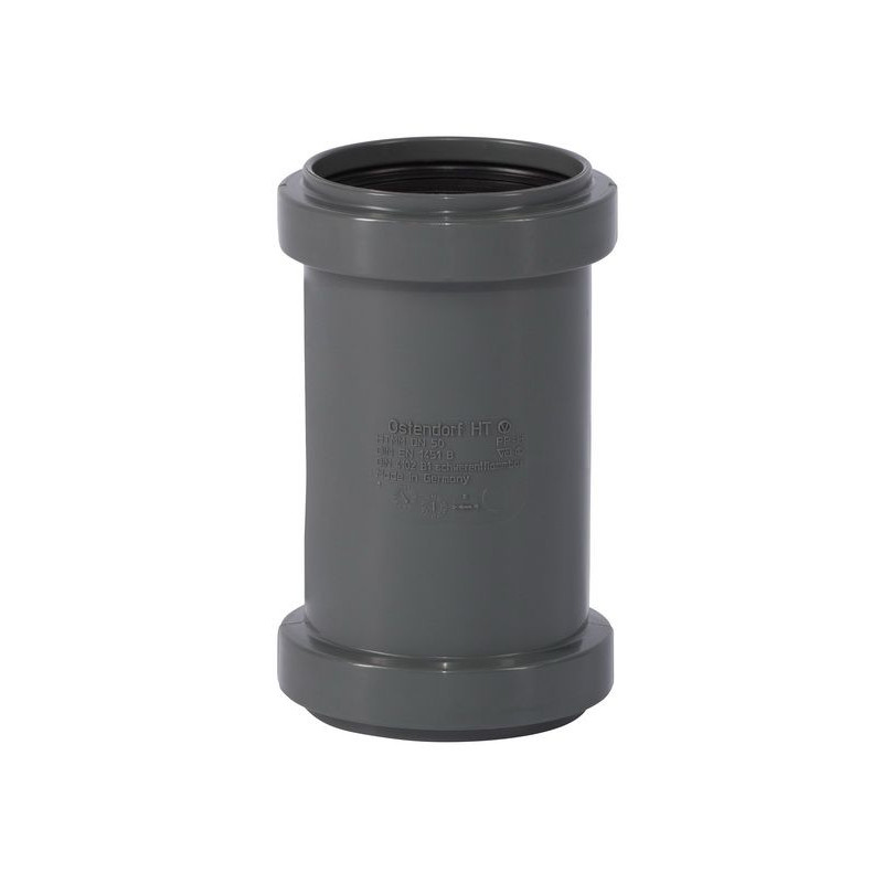 Ostendorf Муфта канализационная двойная (двухраструбная) Dn 50 HT-Safe (172510)