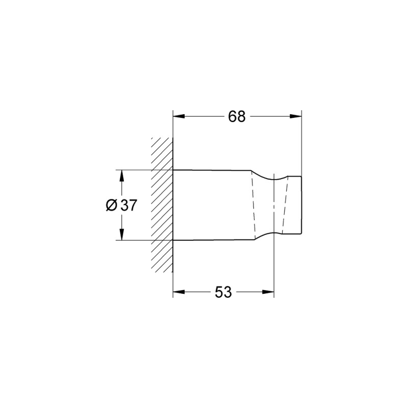 Grohe QuickFix Vitalio Universal Настінний тримач для ручного душу (26102000)