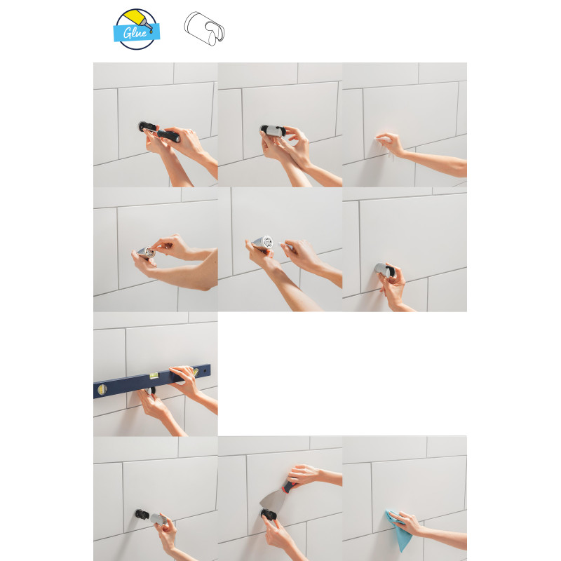 Grohe QuickFix Vitalio Universal Настінний тримач для ручного душу (27958001)