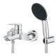 Grohe QuickFix Start Однорычажный смеситель для ванны + душевой набор (25283002)