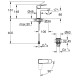 Grohe Cubeo Одноважільний змішувач для раковини S-розміру (1017322430)