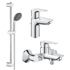 Grohe Набiр змiшувачiв QuickFix Start Edge 3 в 1 для ванни (UA202501SQ)