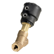 Danfoss Клапан з похилим шпинделем і зовнішнім управлінням, AV210B, G, 3/8, PTFE, Функція: НЗ 042N4401