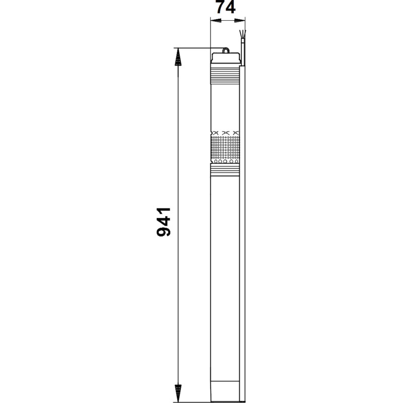 GRUNDFOS Скважинный насос SQE 5-70 комплект + 40 м (96524503)