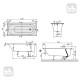 VILLEROY & BOCH Ванна Oberon 170*75 см, (UBQ170OBE2V-01)