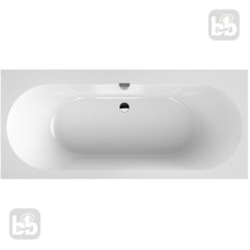 VILLEROY & BOCH OBERON 2.0 Ванна кварилова 170х75 з ніжками та зливом-переливом, (UBQ170OBR2DV-01)