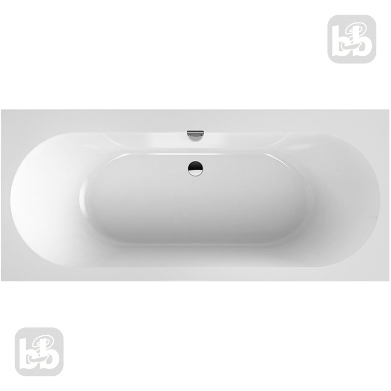 VILLEROY & BOCH OBERON 2.0 Ванна кварилова 170х75 з ніжками та зливом-переливом, (UBQ170OBR2DV-01)