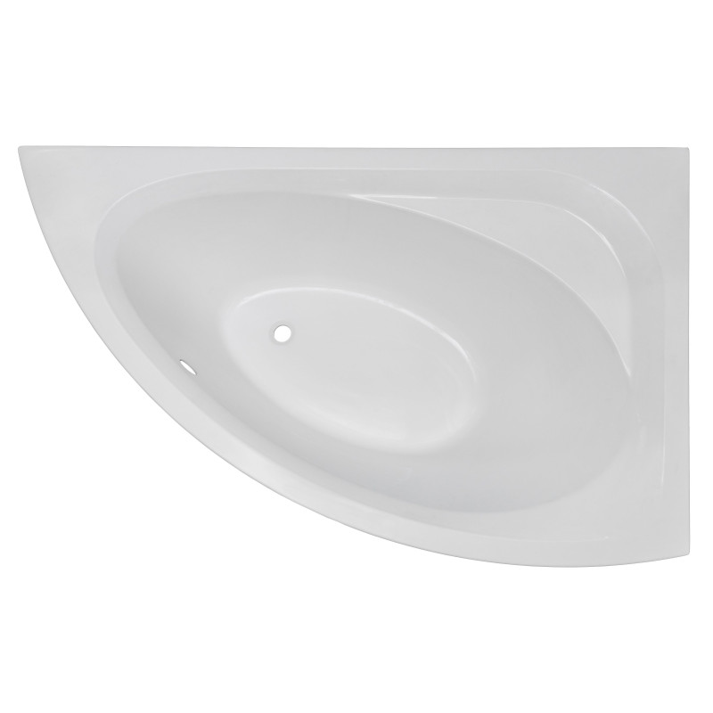 IMPRESE BLATNA ванна 150*90*49см асиметрична права, без ніжок, акрил 6мм, (BLATNA150R)