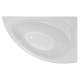 IMPRESE BLATNA ванна 150*90*49см асиметрична права, без ніжок, акрил 6мм, (BLATNA150R)