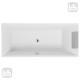 VILLEROY & BOCH SQUARO ванна 170*75см в комплектi з нiжками, (UBQ170SQR2V-01)