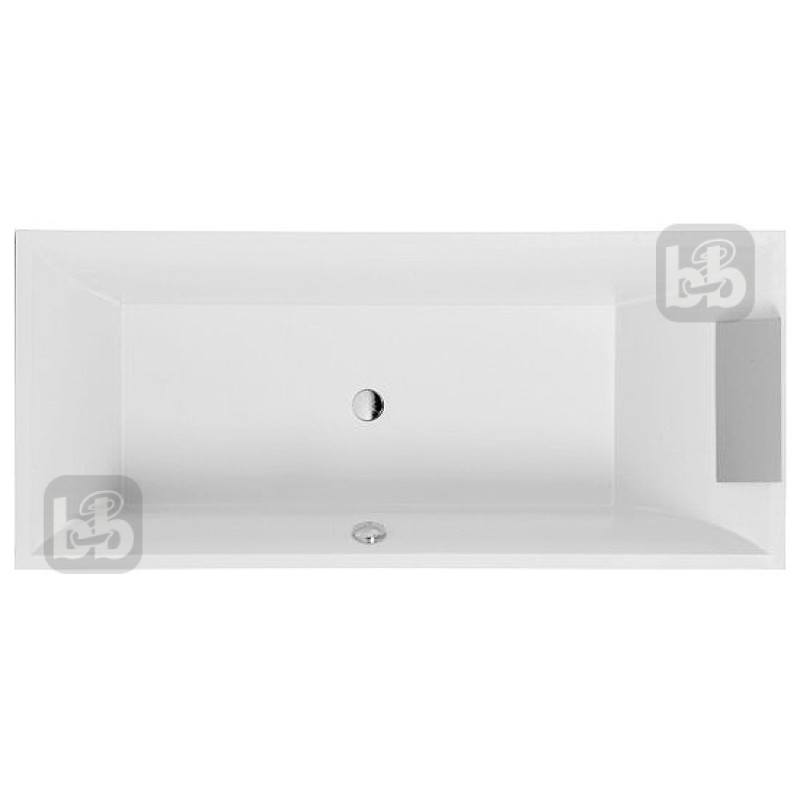 VILLEROY & BOCH SQUARO ванна 180*80см в комплектi з нiжками, (UBQ180SQR2V-01)