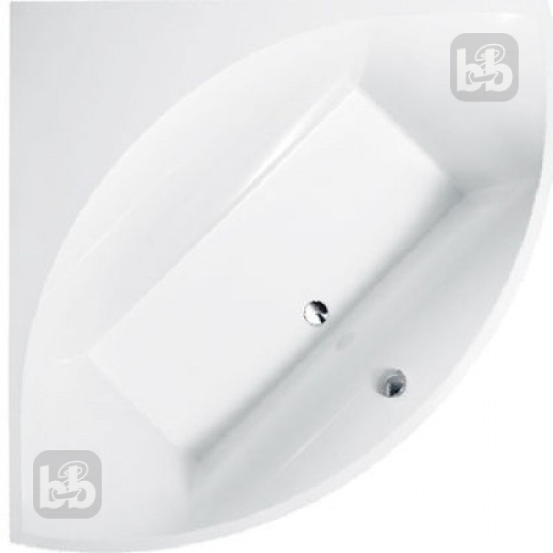 VILLEROY & BOCH SQUARO Кутова Ванна 145 * 145 без панелі, (UBQ145SQR3V-01)