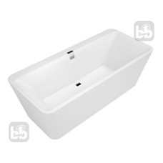 VILLEROY & BOCH SQUARO EDGE 12 - Ванна 180 * 80см, окремостояча, з білою панеллю, (UBQ180SQE7PDV-01)