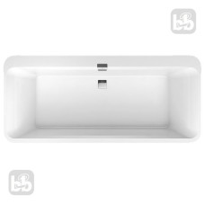 VILLEROY & BOCH SQUARO EDGE 12 ванна 180*80см, колiр бiлий альпiн, (UBQ180SQE7DV-01)