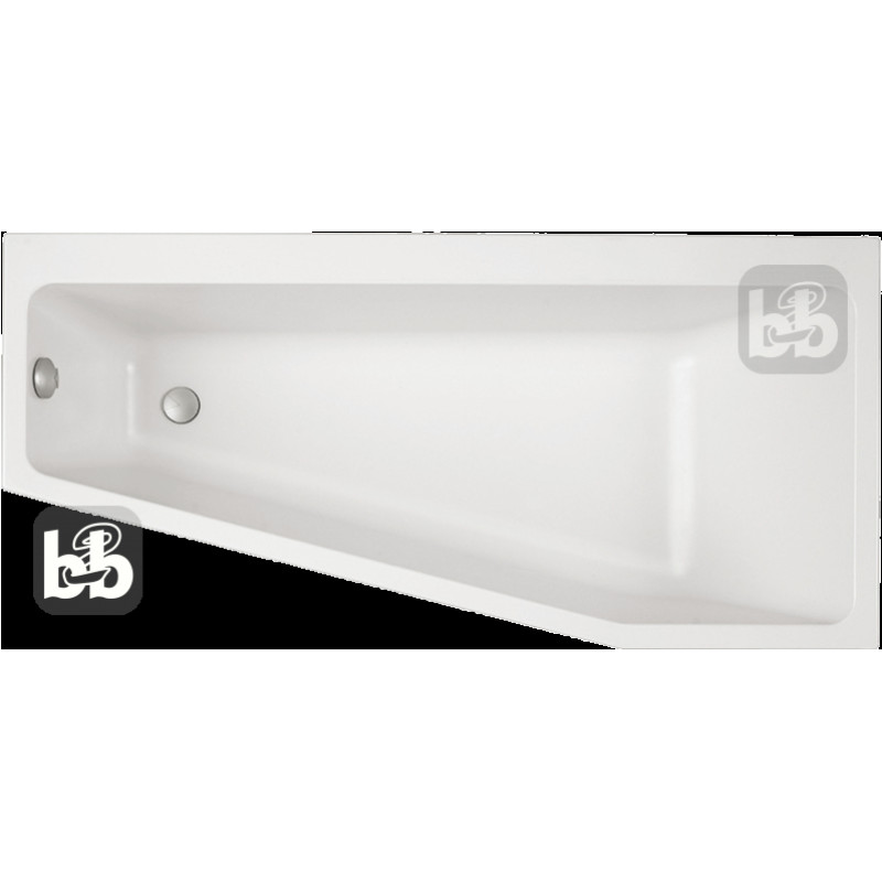 VILLEROY & BOCH SUBWAY ванна 170*80cм, правостороння версiя, (UBA178SUB3REV-01)