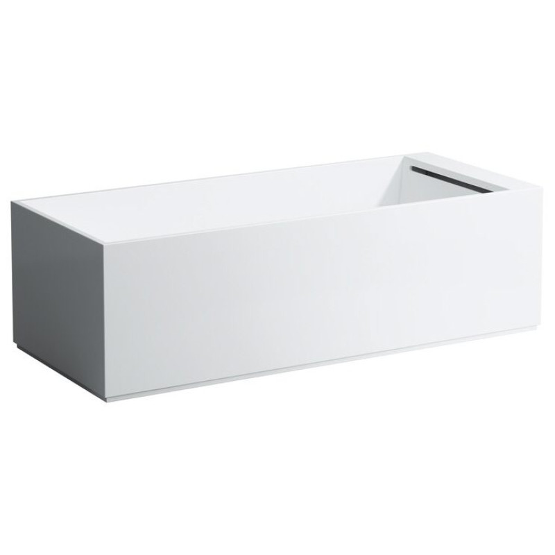 Laufen KARTELL ванна 1750*750*540мм, вiльностояча, з панеллю, без системи масажу, з сенсорним упр. пiдсвiтки, з сифоном,