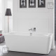VILLEROY & BOCH SQUARO ванна 180*80см, колір білий альпін, матеріал Quaryl, (UBQ180SQE9T2V-01)