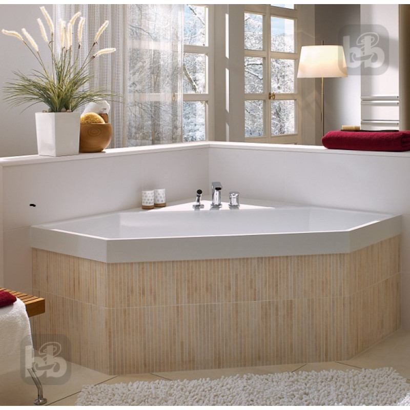 VILLEROY & BOCH SQUARO ванна 190*80см, белый альпин, (UBQ190SQR6V-01)