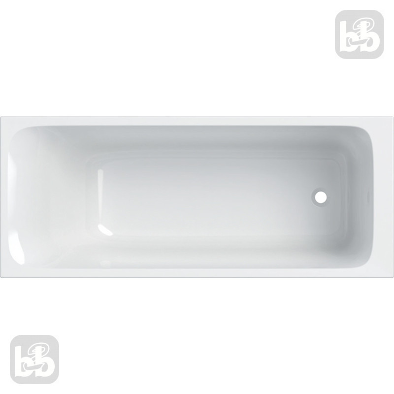 Geberit TAWA ванна 170*75см, прямокутна, slim rim, с ніжками,