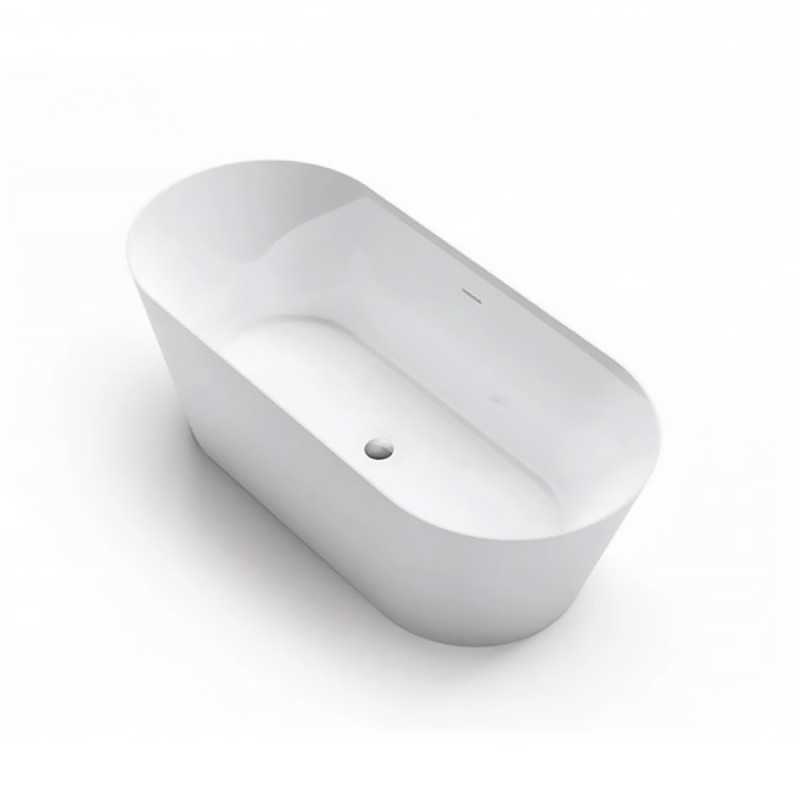 TREESSE V388BL/V3880XBL000S INKA Ванна окремостояча овальна 180х80, білий