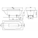 Kaldewei 111600010001 Mod.361-1 Saniform Plus Ванна 150x70