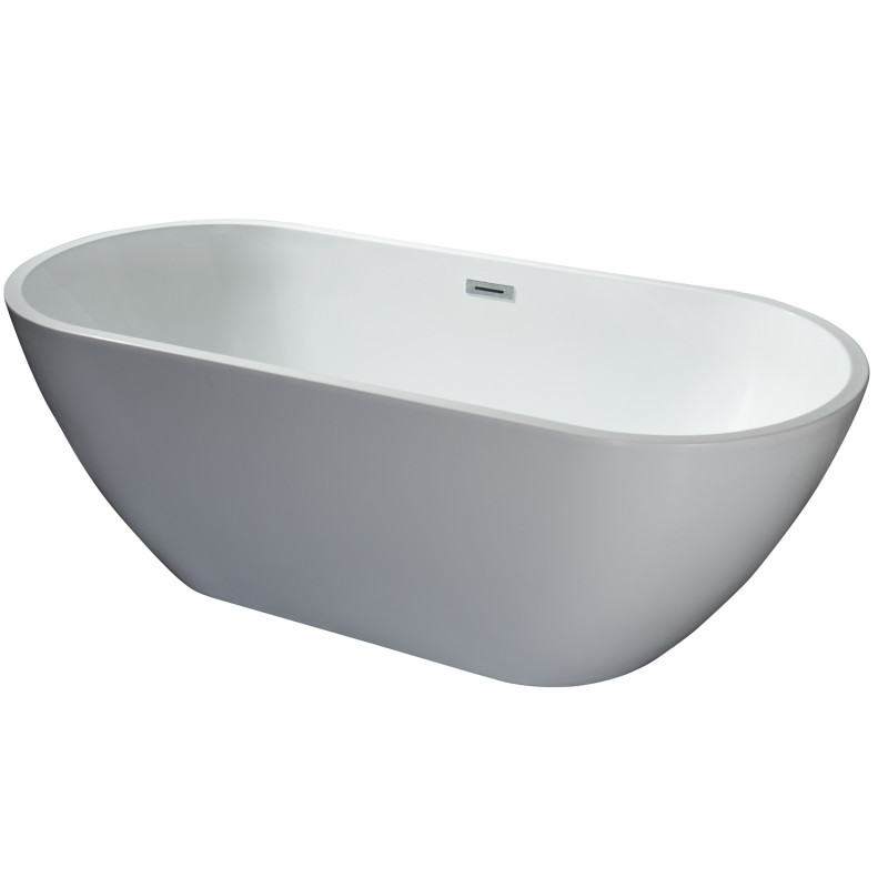 Devit 17002102 DO IT Ванна акрилова окремостояча 1700x750, біла глянцева