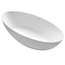 TREESSE V307BO CAREZZA Ванна зі штучного каменю 170 x 80 x 52h, білий матовий