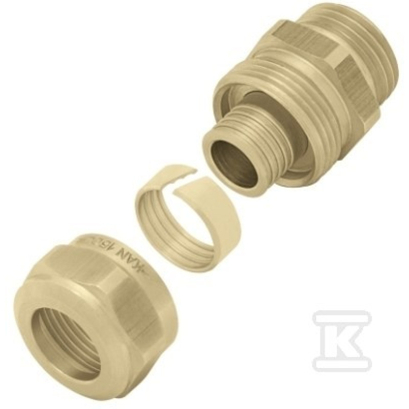 KAN-therm З'єднувач свинчиваемый зовнішня різьба 12x2 G1/2" (1110045001)