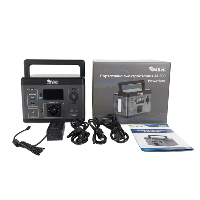 Altek Портативна зарядна станція PowerBox AL 300 (296 Вт·г)