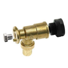 KAN-therm Гніздо для крана латунне, з короткою полімерною заглушкою 18х2 G1/2 D (1109285039)