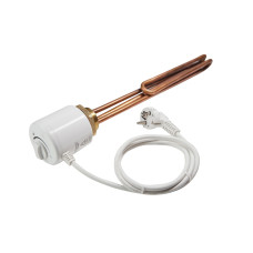 Tenko Тен RS/G 2,5 кВт, нарізь 1"1/4 ,гнутий,з термостатом, мідь