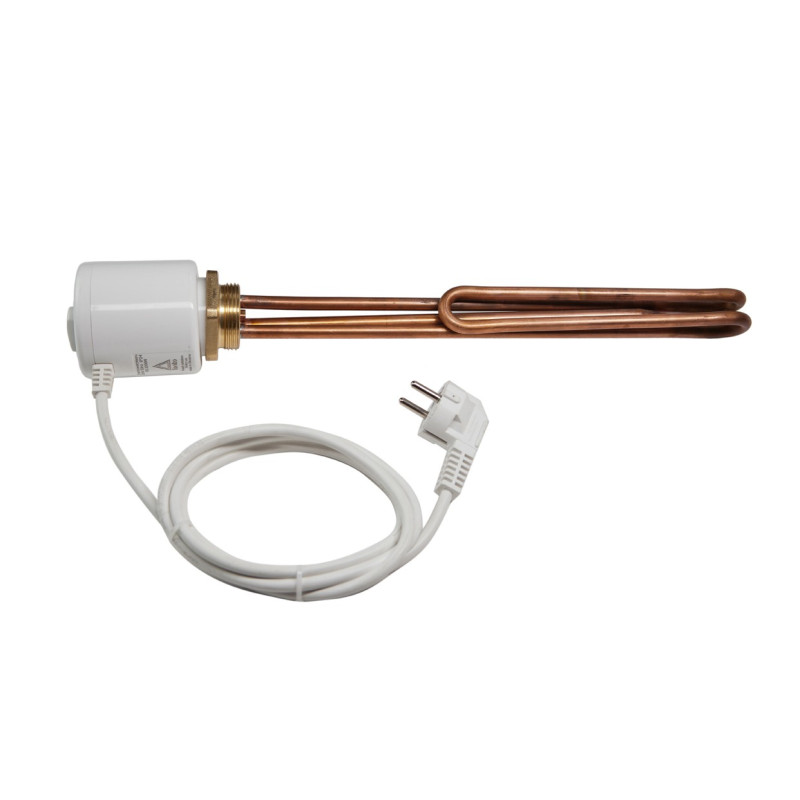 Tenko Тен RS/G 3,0 кВт, нарізь 1"1/4 ,гнутий,з термостатом, мідь