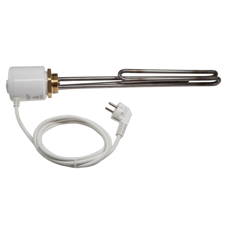 Tenko Тен 3,0 кВт, нарізь 1"1/4 ,гнутий,з термостатом, нерж.